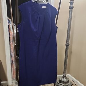 Calvin Klein Purple Midi Dress